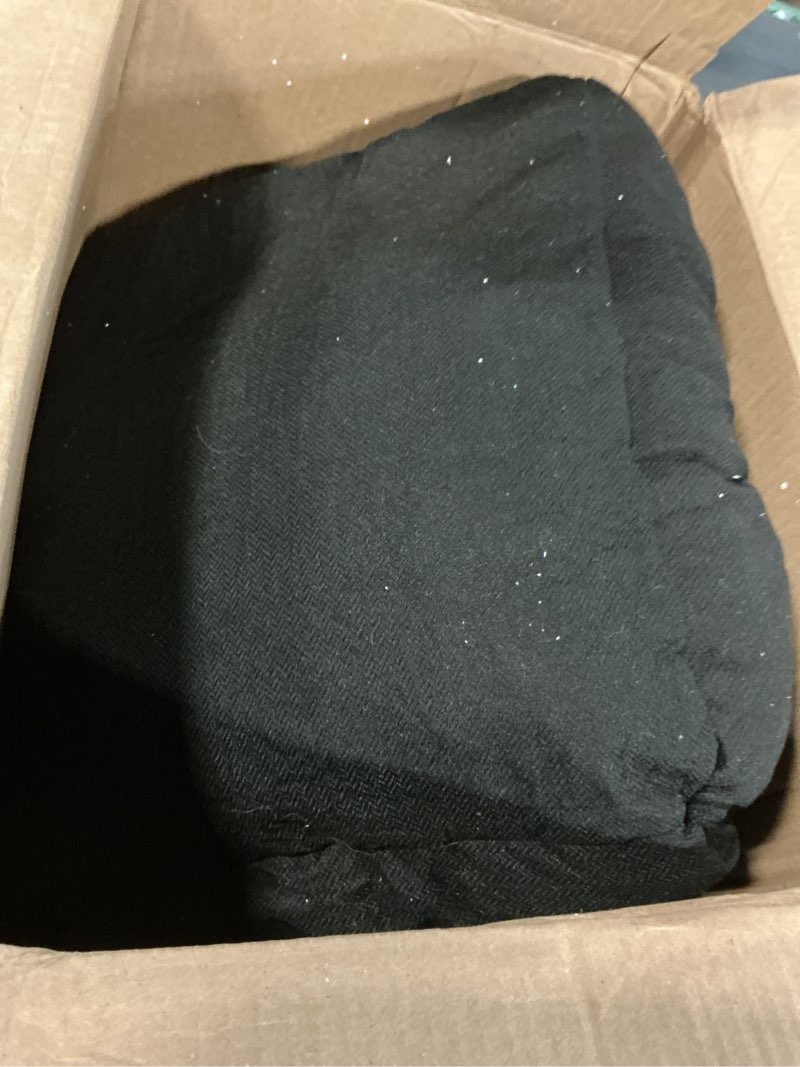 Condition photo showing As Is for Dog Car Seat for Small Dogs,Washable Pet Booster Seats for Car with Clip-On Safty Leash, Reversible Puppy Carseat with Storage Pockets, Travel Carrier Bed for Dogs Under 25 lbs, Dark Grey Black