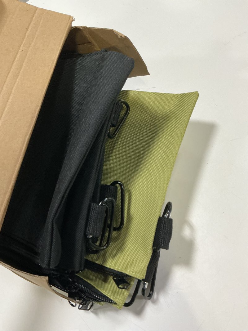 Condition photo showing Good Condition for aliceset 24 pack tool bag zipper pouch 12.6 x 7.09 inch utility multipurpose storage tool pouches stationary pencil bag with metal zipper for organization men