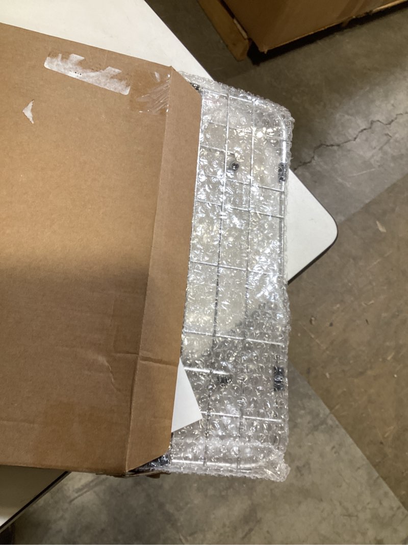 Condition photo showing Good Condition for stainless steel sink grid and protectors for bottom of kitchen sink, 26" x 14" with rear drain for single sink bowl (26" x 14 1/16") 26" x 14 1/16" rear drain