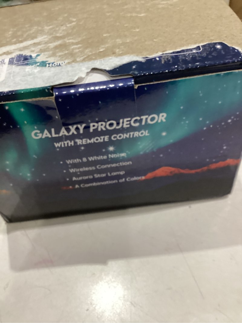 Condition photo showing Good Condition for Northern Galaxy Light Aurora Projector with 33 Light Effects, LED Star Projector for Bedroom Nebula Lamp, Remote Control, White Noises, Bluetooth Speaker for Parties Black