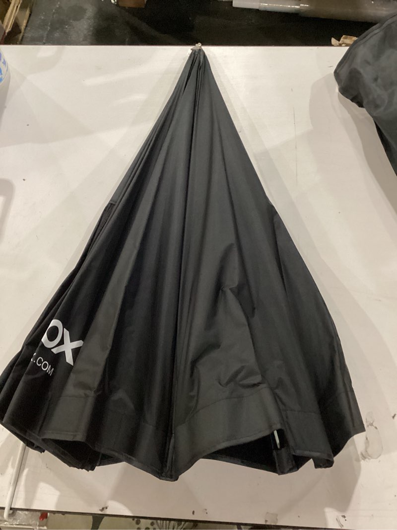 Condition photo showing As Is for godox 31.5" / 80cm octagon reflective umbrella soft box silver with carrying bag portable octagon flash umbrella softbox reflector octabox for studio photography flash speed light