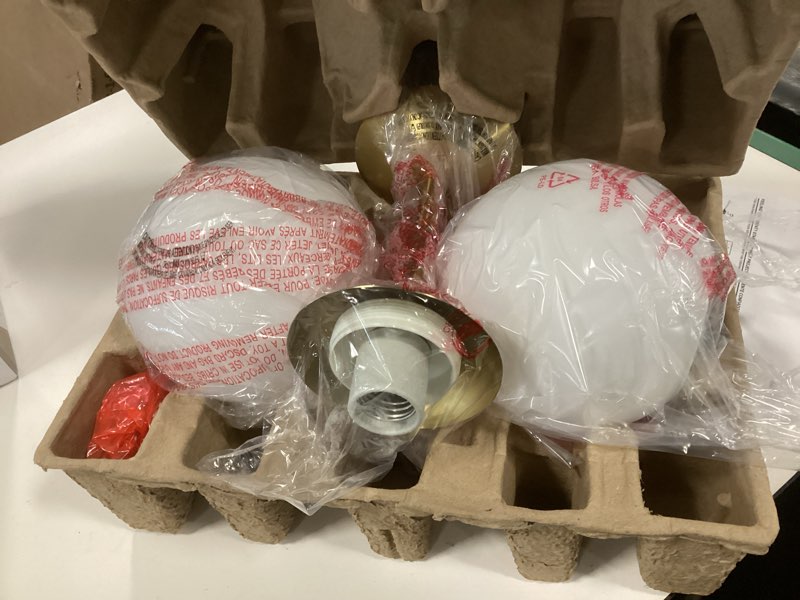 Condition photo showing New/Like New for Origin 21 Tupelo 5.88-in 2-Light Brushed Gold LED