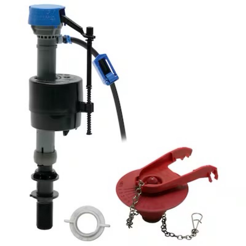 fluidmaster universal toilet fill valve and 2-in flapper kit