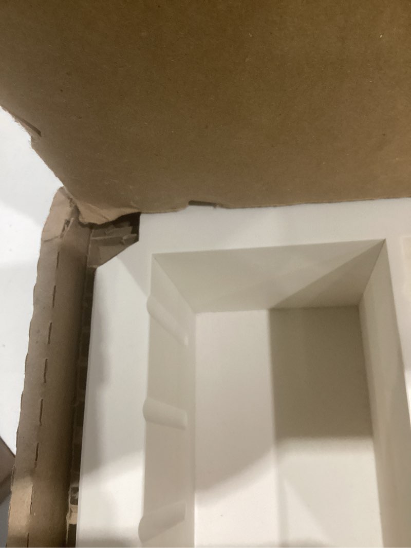 Condition photo showing As Is for dearborn 1-1/2-in push n' pull white/matte black push-pull drain with pvc pipe included