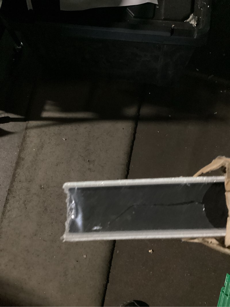 Condition photo showing New/Like New for Blackout PVC Light Blocking Strips for Window Shades and Blinds - Blocks Light Along The Sides of Blackout Blinds,Side Tracks for Blackout Shades, Light Blocking Strips for Bedroom (Grey, 58",2Pcs) Light Grey-2pcs