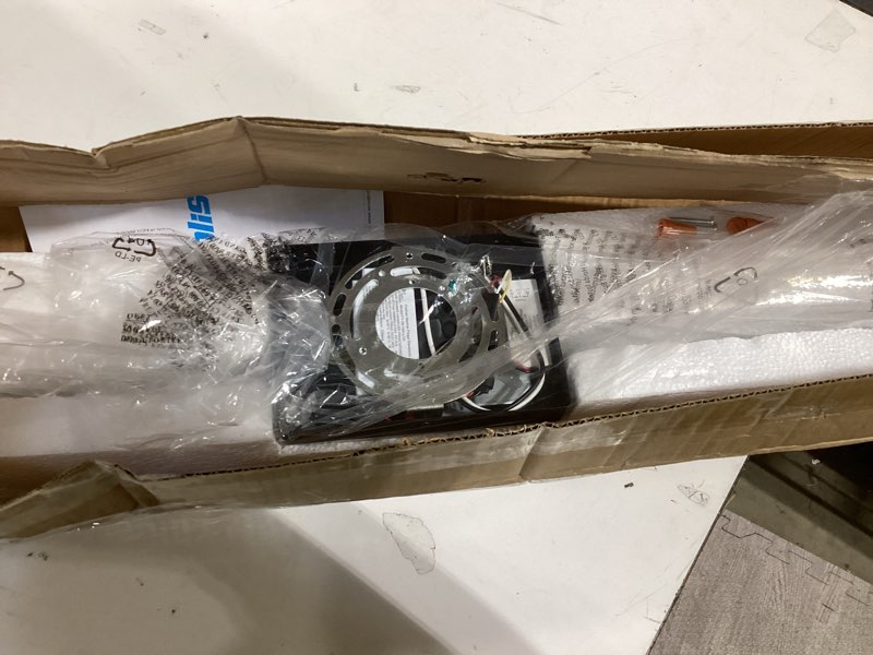 Condition photo showing Good Condition for VOLISUN Modern Bathroom Vanity Light 48 inch, Rotatable, 30W Dimmable 5CCT Led Bathroom Light Fixture Over Mirror, Black Bar Vanity Light for Bathroom Mirror Cabinets-ETL Certificated Black 48 inch