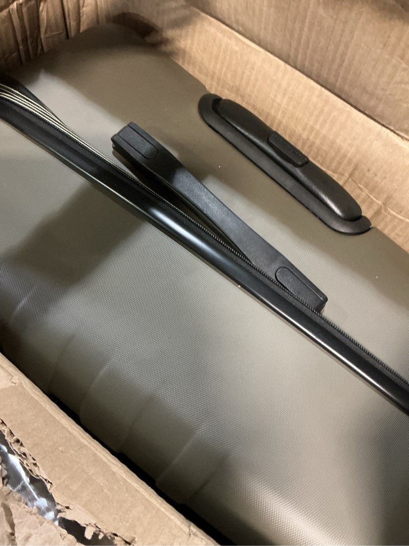 Condition photo showing Good Condition for eddie bauer flatiron check-in 32" luggage | hardside | spinner wheels | expandable | lightweight | travel essentials - dark fatigue dark fatigue 32" (check-in)