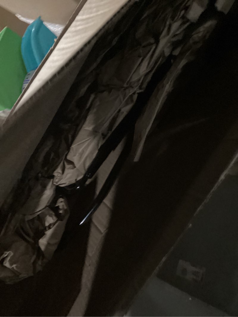 Condition photo showing As Is for Zagtag® Folding Shopping Cart with Waterproof Liner & 360° Swivel Wheels | Collapsible Grocery Cart for Easy Transport, Ideal for Laundry, Shopping, and Travel – 132 LBS Capacity