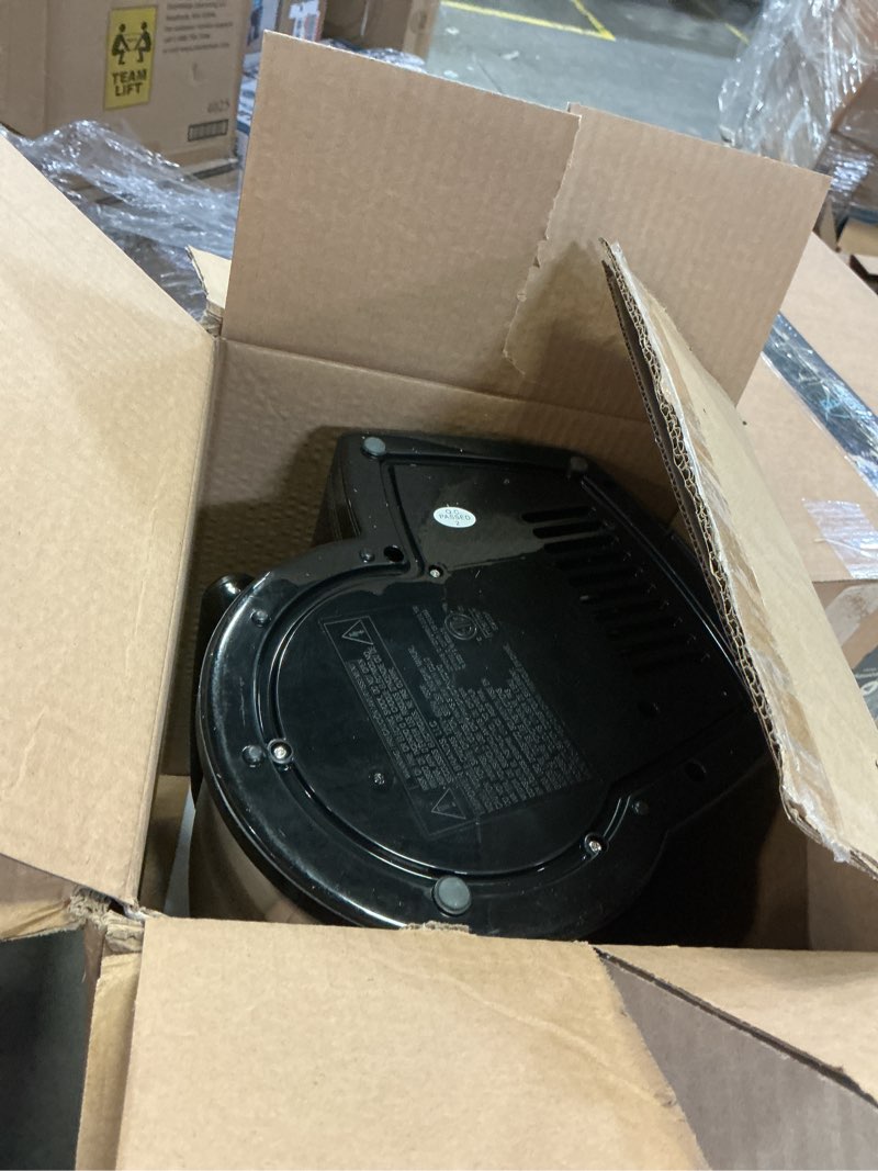 Condition photo showing As Is for BLACK+DECKER 12 Cup Thermal Programmable Coffee Maker with Brew Strength and VORTEX Technology, Black/Steel CM2046S