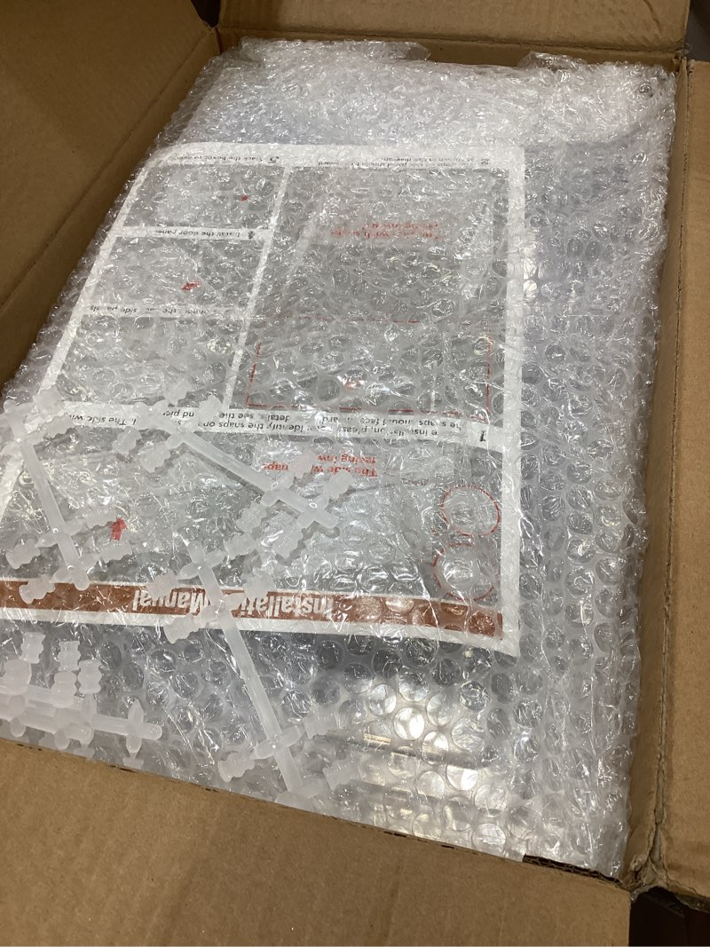 Condition photo showing Good Condition for 12 Pack Clear Shoe Storage Organizer with Magnetic Door,Stackable Plastic Shoe Boxes for Sneakers,Boots,and Heels,Space-Saving Foldable Shoe Rack for Closet,Durable Shoe Cabinet Organizer,White White 12 pcs