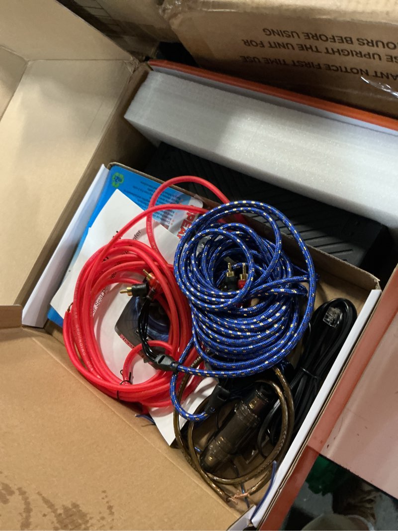 Condition photo showing Good Condition for 1200w 10 inch subwoofer, upgraded under seat powered subwoofer and amp package with app-controlled rgb light effects, ultra-slim truck & car subwoofer, powerful bass and enhanced heat dissipation