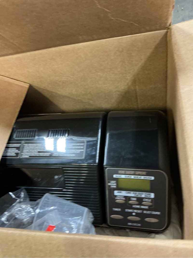 Condition photo showing As Is for Zojirushi Home Bakery Supreme Breadmaker Black