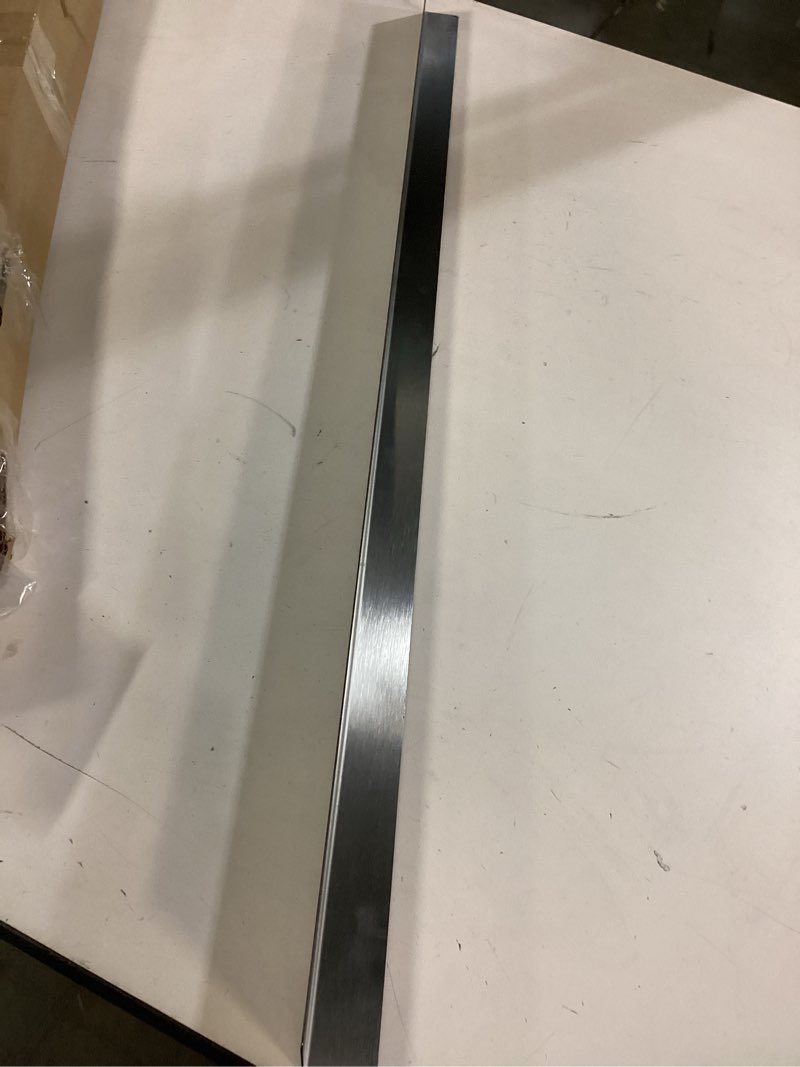 Condition photo showing Good Condition for 30" Slide-in Range Rear Filler Kit,Kitchen Stove Gap Covers,Stainless Steel Backsplash for Stove, Stove Trim Kit Between Stove and Backsplash(Black)