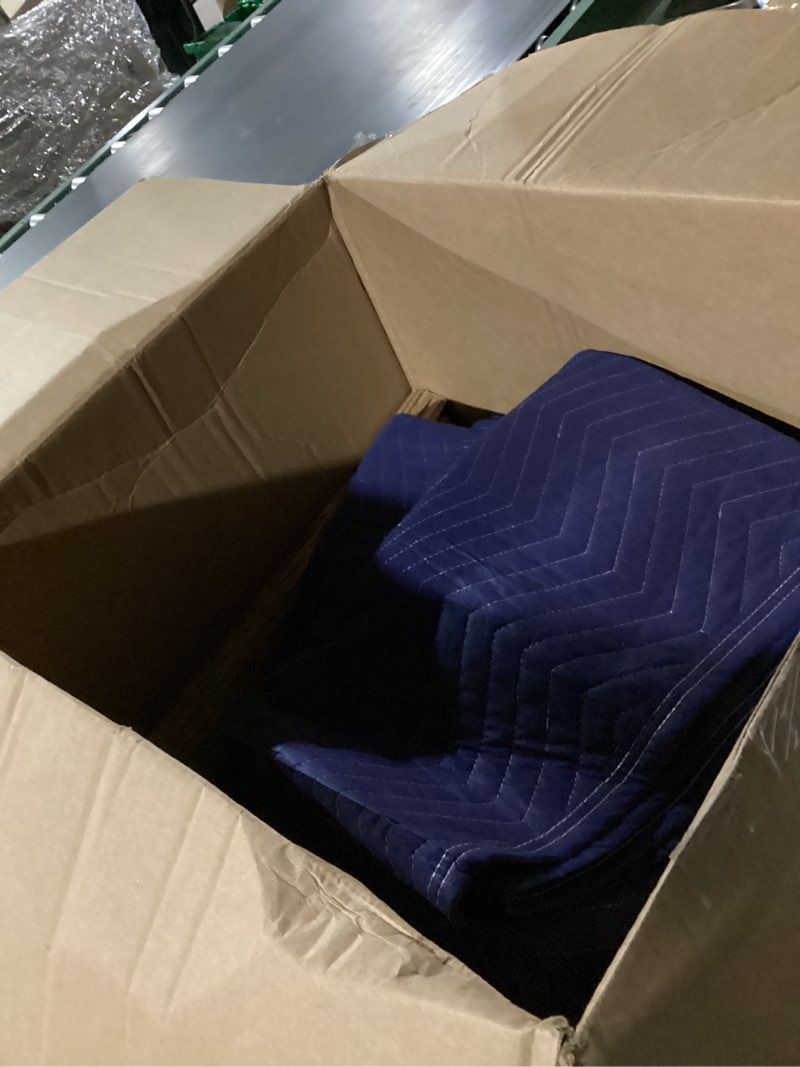Condition photo showing Good Condition for 6 Pack 40x72 In Moving Blankets Heavy Duty Thick Furniture Shipping Blankets for Protecting Professional Quilted Shipping Furniture Pads 40x72 in 6 Pack