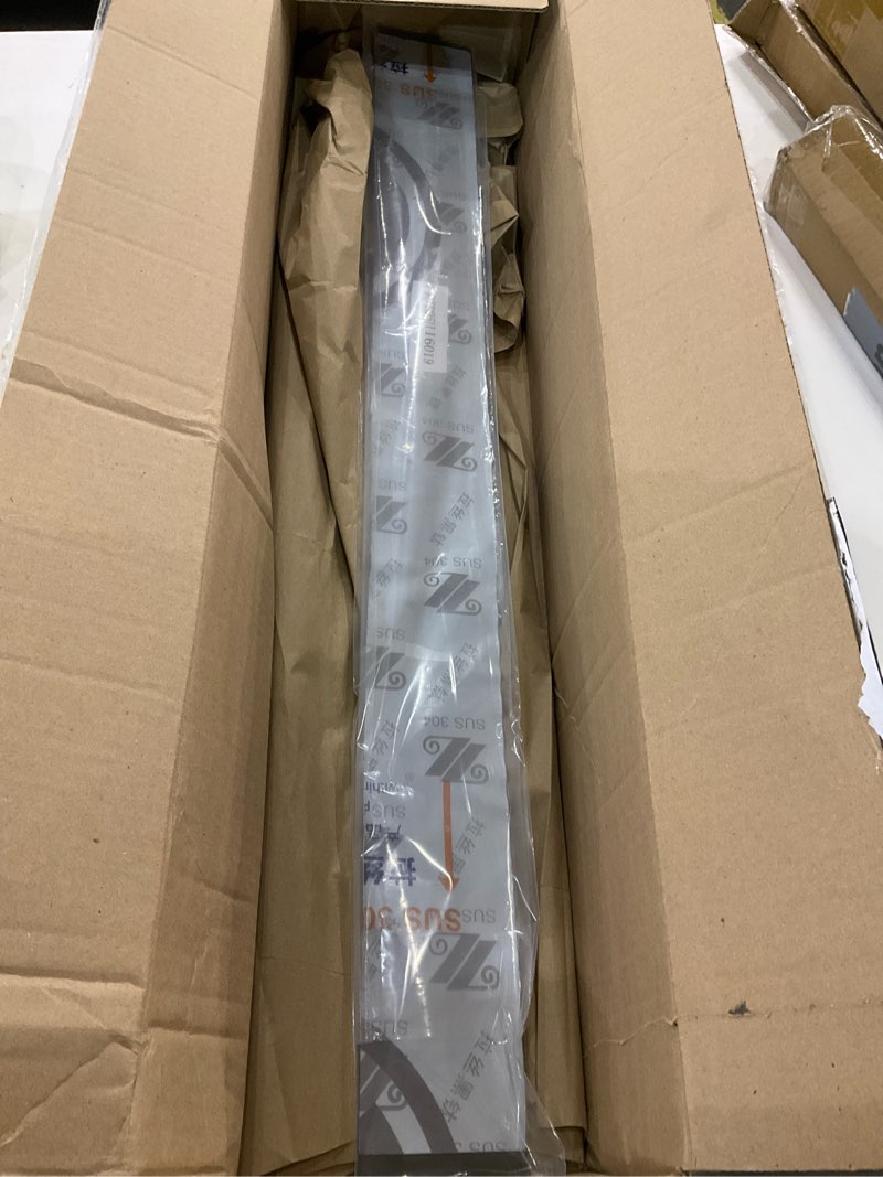 uxcell 304 stainless steel sheet gap filler, 30" x 3" self-adhesive metal molding trim strip gap cov