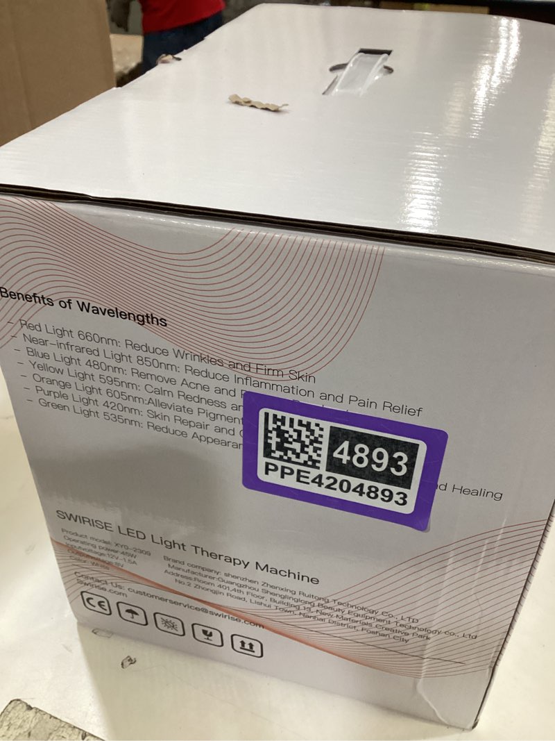 Condition photo showing Good Condition for 7 in 1 color led the-rapy device at home