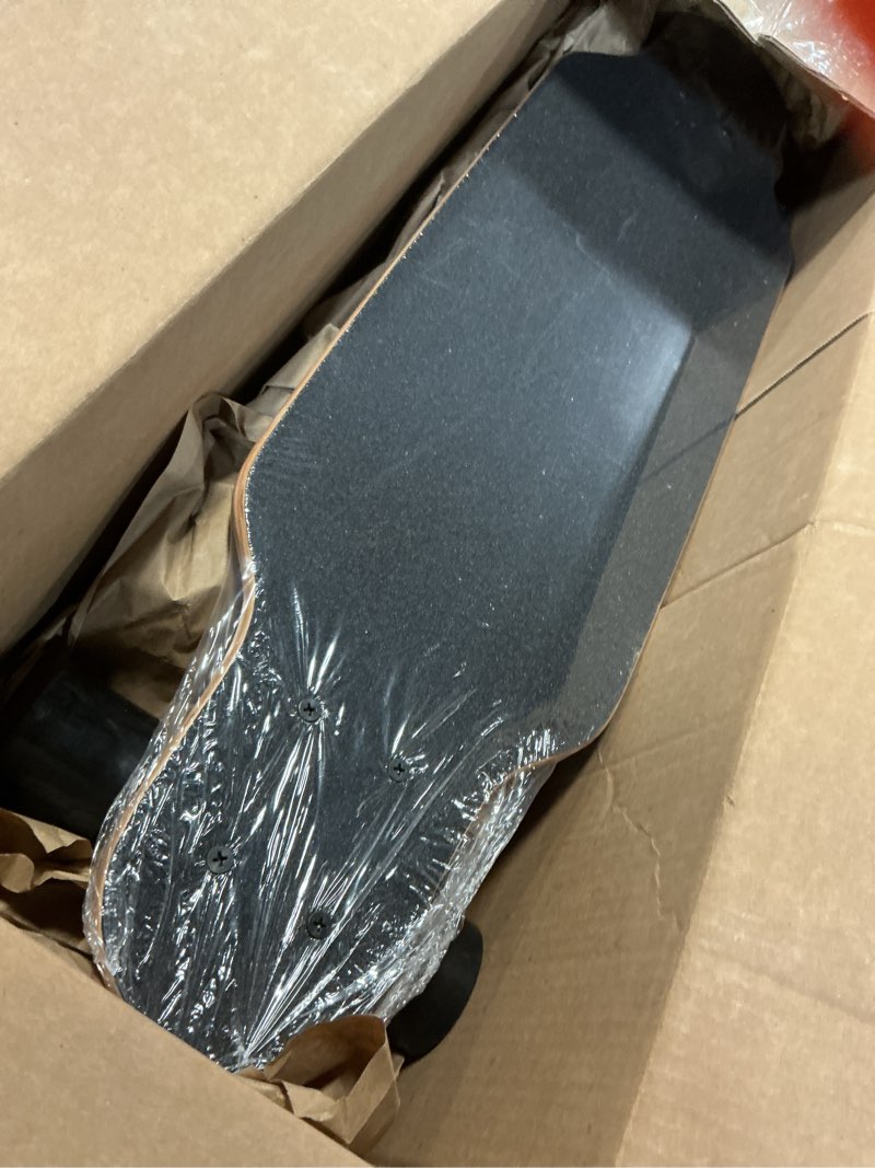 Condition photo showing As Is for 31 Inch Small Longboard Carving Cruising Skateboard for Kids Teens Adults (Coco)