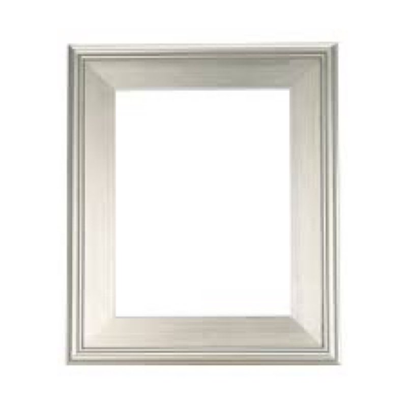 creative mark plein air wooden picture frame - 12x16 silver - professional single frame for art pane