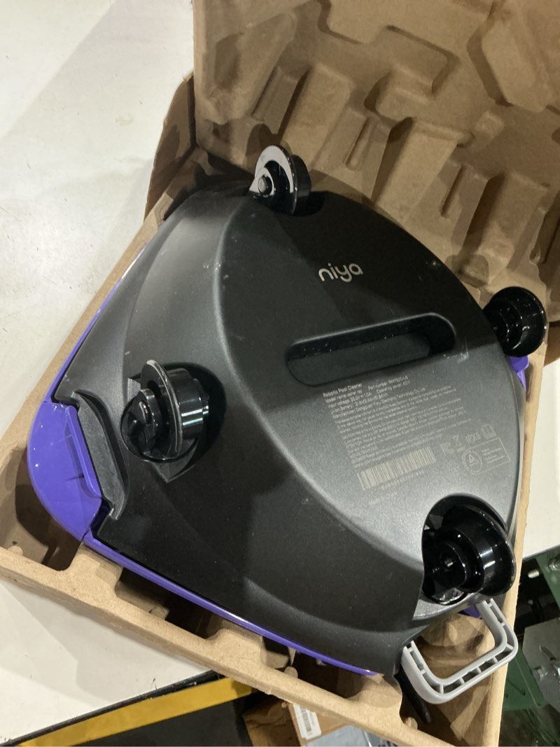 Condition photo showing As Is for niya (2026 model) sonar ray robotic pool vacuum cleaner pools up to 26 ft