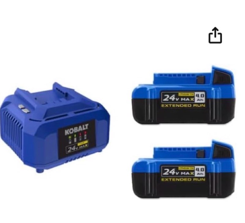 k.balt 24 -volt 2 -pack lithium-ion (4.0 ah 4.0 ah battery and charger)