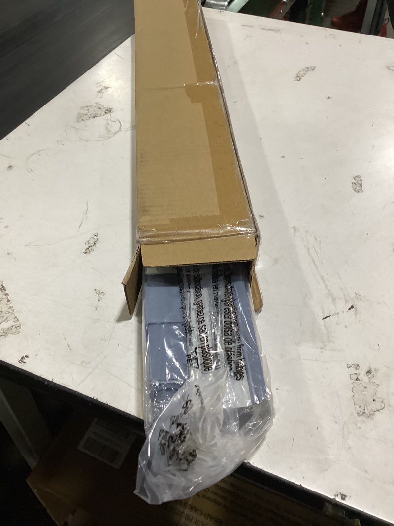 Condition photo showing New/Like New for cordless cellular shades no tools no drill blackout cellular blinds for window size 23" w x 64" h, dark grey