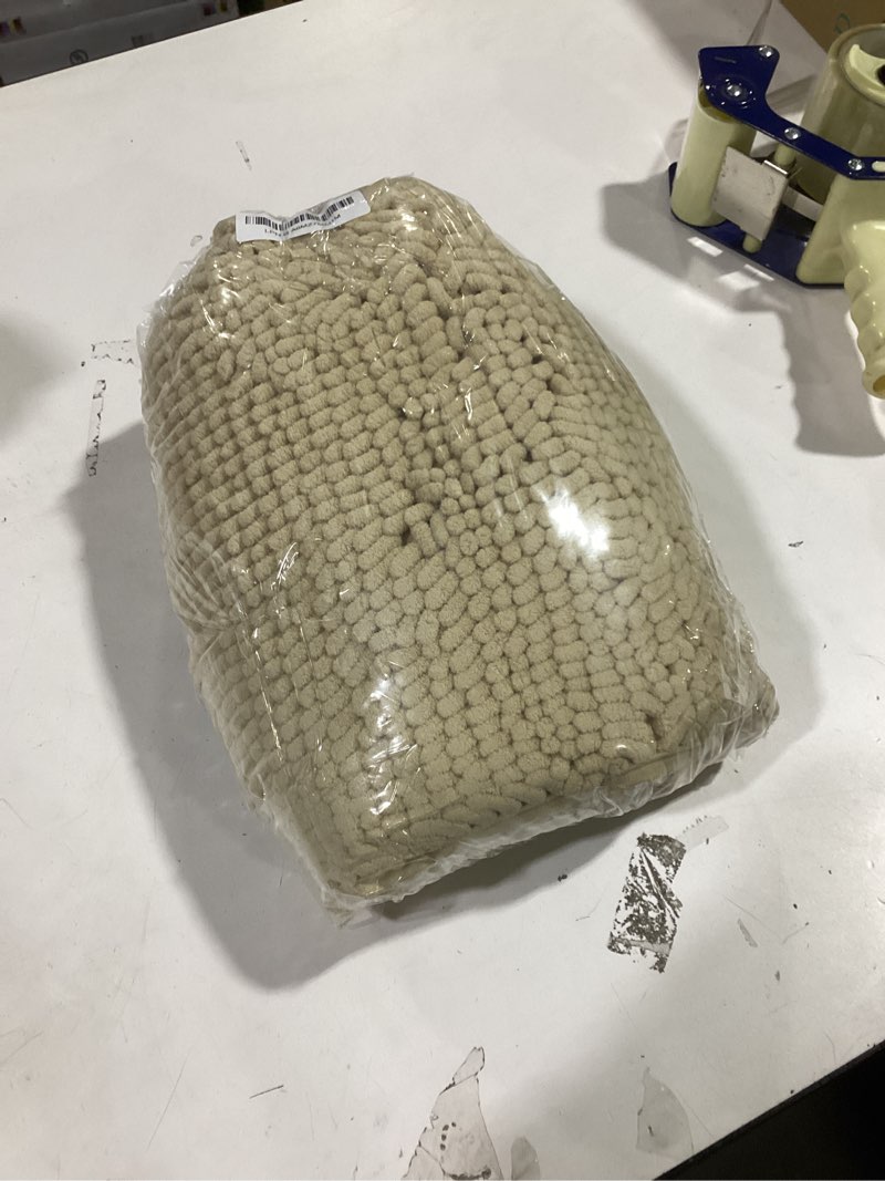 Condition photo showing Good Condition for (SIZE/COLOR VARIES) Muddy Mat® | Super Absorbent Door Mat Indoor, Microfiber Quick Dry Chenille Entryway Rug, Non-Slip Front Door Mat, Indoor Mats for Entryway, Machine Washable Pet Rug, Grey 30\"x19\" Grey 19\" x 30\"