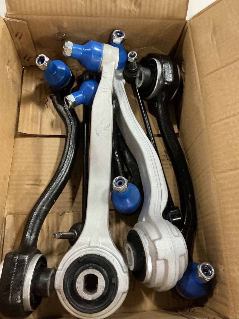 Condition photo showing Good Condition for a-premium set of 10, front lower forward & rearward control arm, sway bar link, inner outer tie rod end, compatible with mercedes-benz c230 c240 c280 c320 c350 01-07, clk320 clk350 clk500 clk550 03-09 10pcs kit