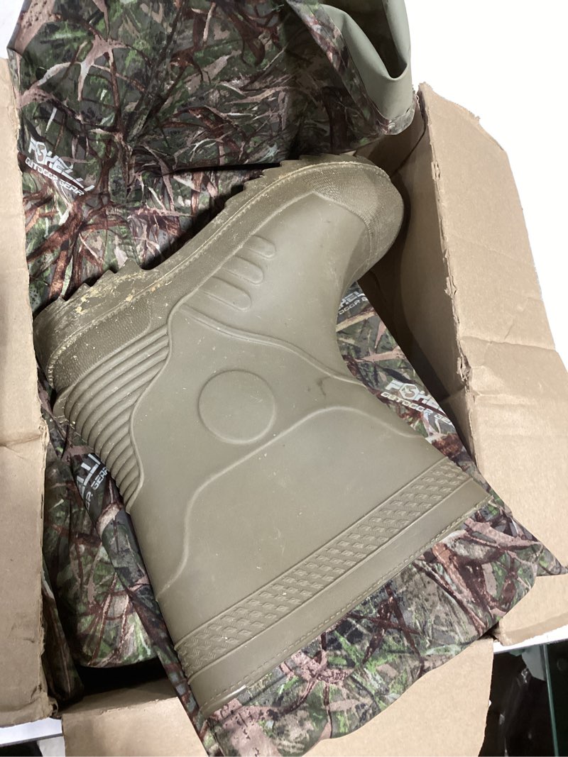 Condition photo showing As Is for foxelli hip waders – waterproof camo waders for men & women with boots, lightweight wading hip boots for fishing & hunting 10