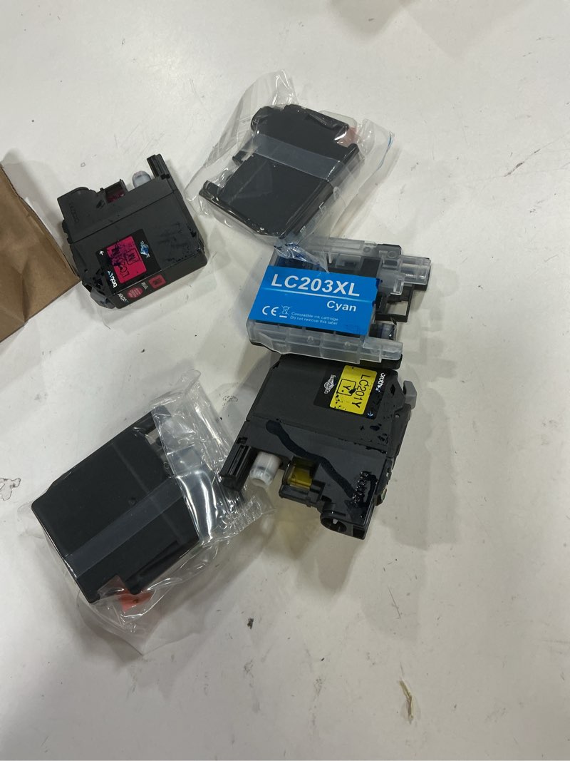 Condition photo showing Good Condition for lc203 xl ink cartridges high yield 5-pack (2 lc203bk xl, lc201c lc201m lc201y) - replacement for brother ink cartridges lc203 lc201 work with mfc-j460dw mfc-j485dw mfc-j4620dw mfc-j885dw printer