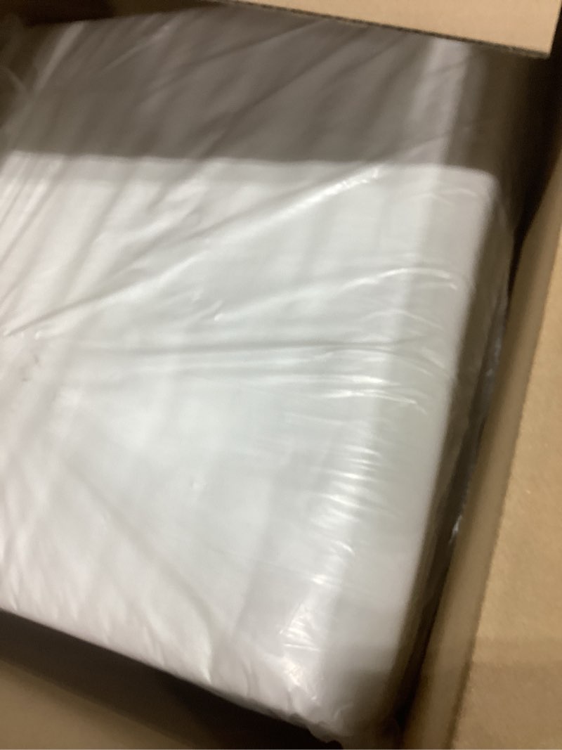 Condition photo showing Good Condition for HOMBYS Memory Foam Couch Cushion Replacement, High Density Upholstery Foam Wrapped with Memory Foam & Polyester Batting, Sofa Cushions Inserts with Dacron Fiber Layer,with Removable Cover,6"x22"x22" White 6 inch Thick-22"x22"