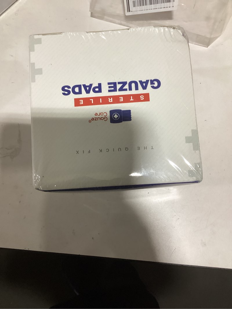 Condition photo showing New/Like New for 100pc Large Sterile Gauze Pads 4x4 Sterile for Wounds Bulk - 12ply Woven Gauze Sponges 4x4 Sterile - USP IV Breathable Mesh 4x4 Gauze Pads Sterile for Enhanced Absorption - First Aid Medical Woven Gauze Pads 100% Cotton Woven 4"x4" 100 Count