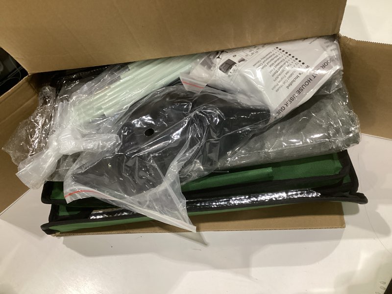 Condition photo showing Good Condition for weatherproof heated cat house for outdoor in winter, heated cat bed kitty shelter with cat heating pad, insulated & safe escape door, warm house for outside stray cat (green, 12"x16"x16") green 12"x16"x16"