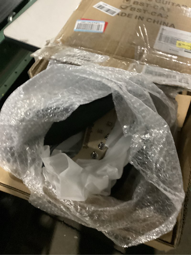 Condition photo showing New/Like New for Fender Squier Debut Series Stratocaster Electric Guitar Kit, Beginner Guitar Kit, with 2-Year Warranty, with Padded Gig Bag, Frontman 10G Amp, Strap, and More, Includes Free Lessons, Black Black Full Size