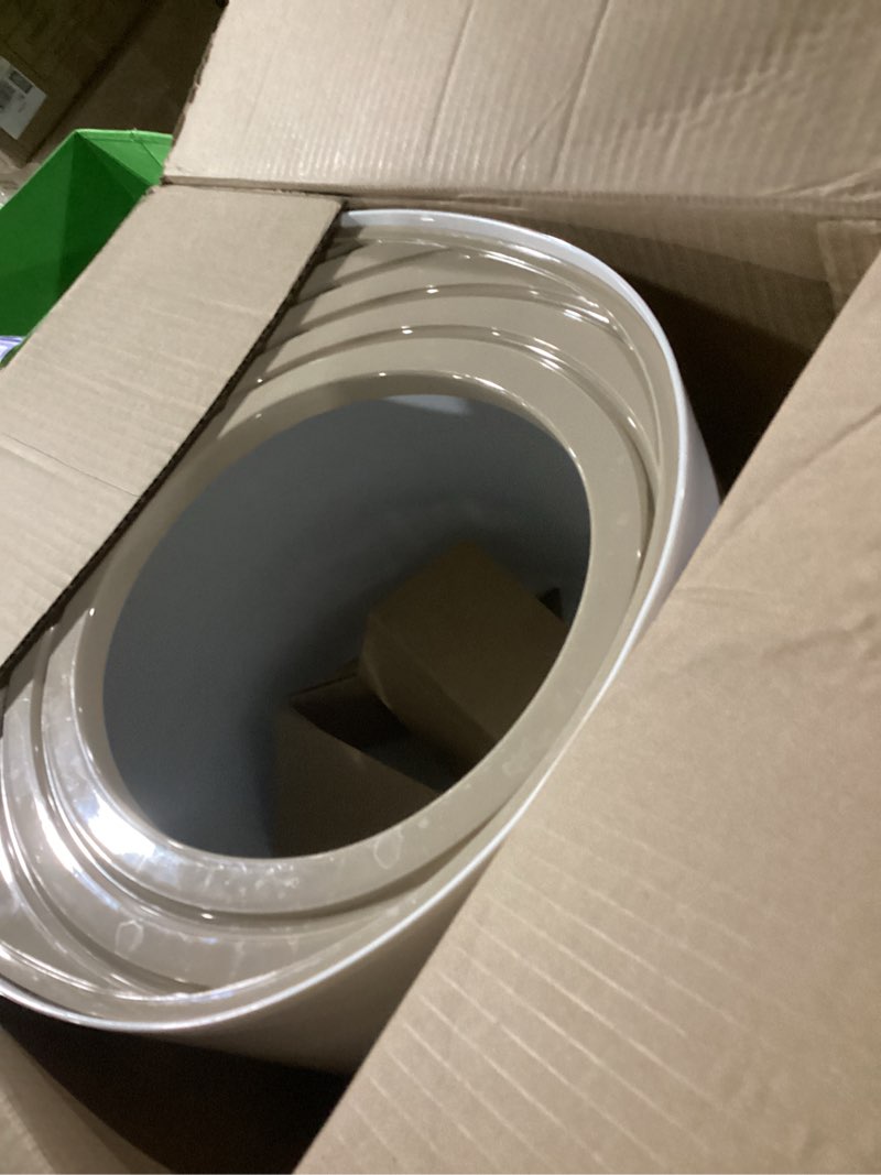 Condition photo showing Good Condition for iris usa cat litter box, large top entry with litter catching lid and scoop, dog proof, cat box enclosure, beige/white