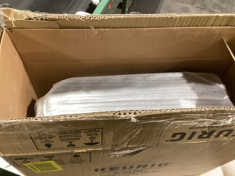 Condition photo showing New/Like New for Keurig K-Slim Single Serve K-Cup Pod Coffee Maker, Multistream Technology, 3 Brew Sizes, Slim and Sleek Design, 46oz Removable Reservoir, Black