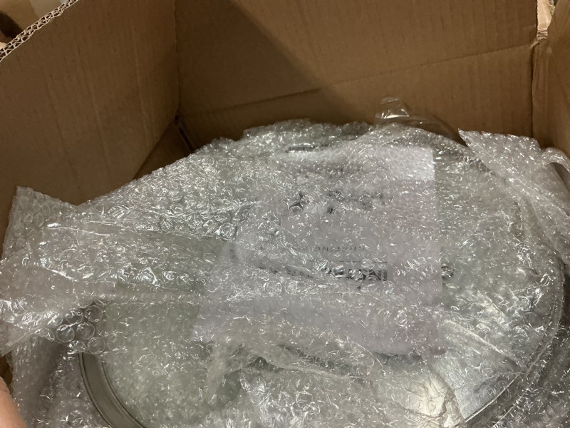 Condition photo showing Good Condition for chafing dishes for buffet set: 100% pre-installed chafers for catering - round chafing dish buffet set with lids | chafers and buffet warmers sets | serving food warmer | chafers servers sets 4 pack