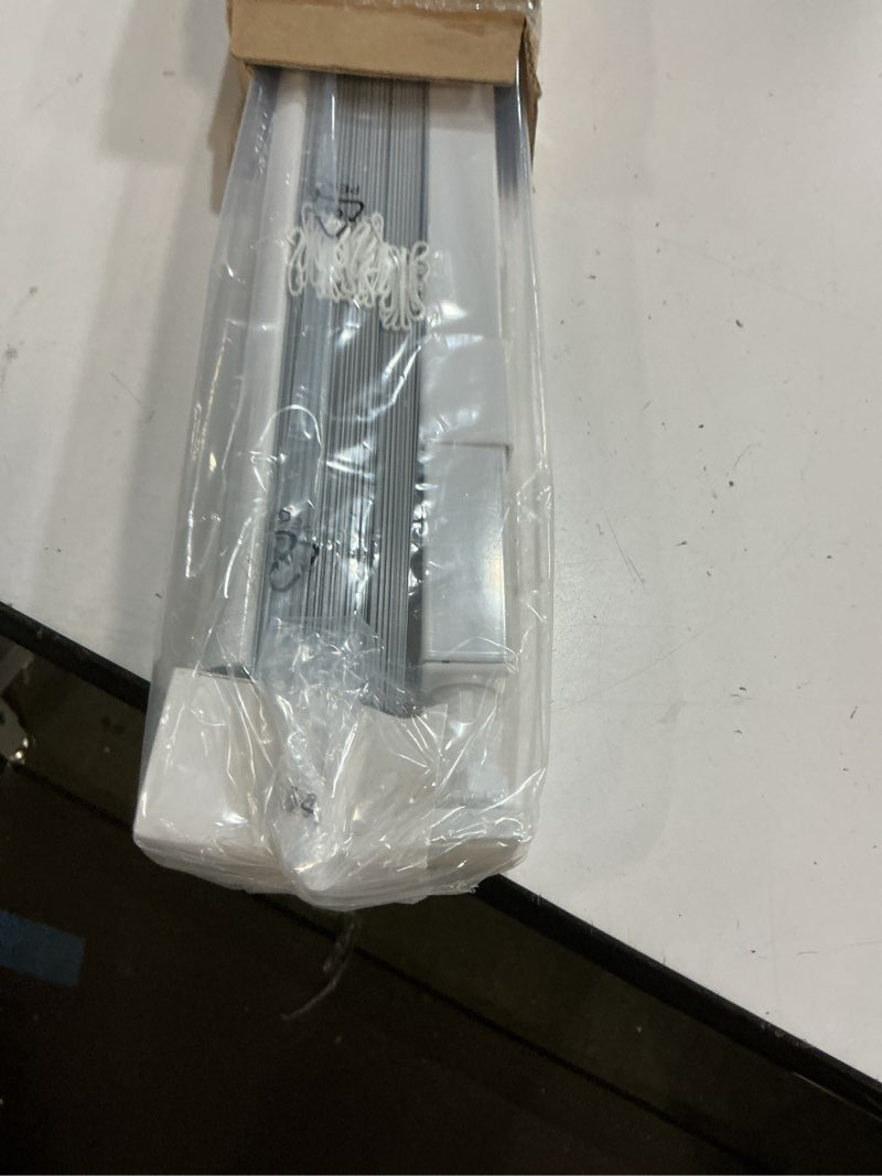 Condition photo showing Good Condition for LazBlinds No Tools No Drill Cordless 1" Aluminum Mini Blinds, 100% Privacy S-Curve Blinds for Windows, Room Darkening Horizontal Window Blinds and Shades for Home, 28" W x 64" H, White White 28" W x 64" H