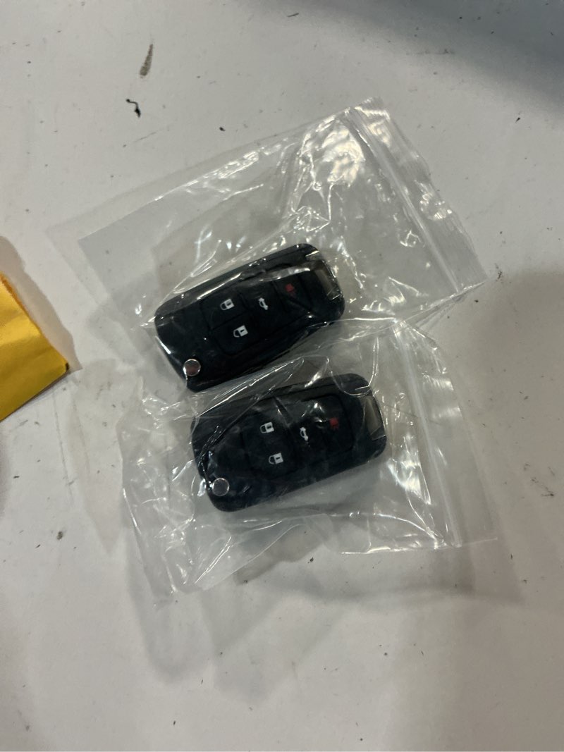 Condition photo showing Good Condition for supaland flip key fob replacement fits for chevy cruze equinox camaro impala 2010 2011 2012 2013 2014 2015 2016 2017 2018 2019 malibu sonic buick regal verano encore gmc terrain keyless entry remote