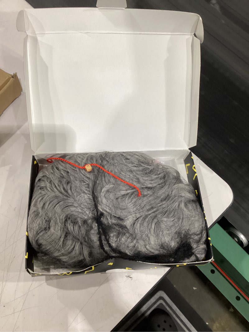 Condition photo showing New/Like New for short grey pixie cut wigs for black women for black women pixie cut short wavy layered wavy wigs short wigs (grey)