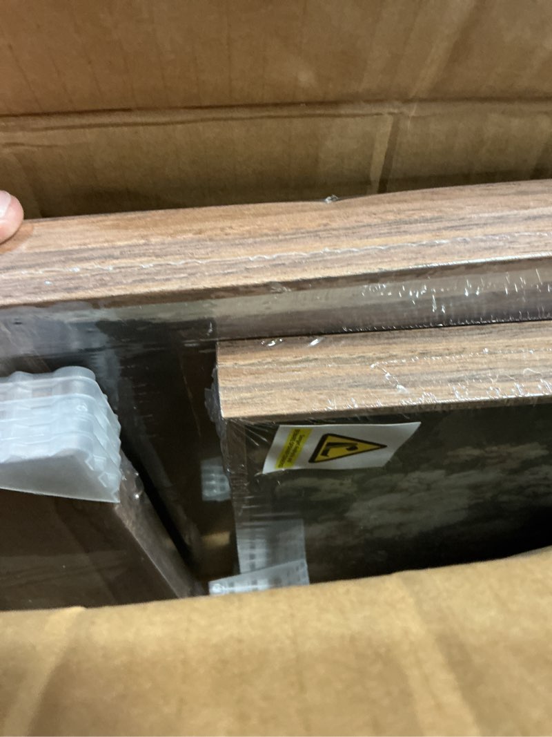 Condition photo showing New/Like New for 3 Piece Framed Vintage Canvas Wall Art Set, Large Green Floral and Tree Landscape Farmhouse Painting Print, French Country Retro Flower Artwork Decor for Living Room, Bedroom and Fireplace Green Tone Vintage