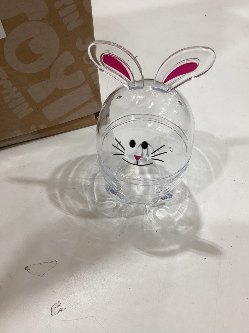 Condition photo showing Good Condition for joyin 12 pcs easter eggs shell bunny shaped novelty themed characters for easter egg hunt, basket stuffers filler, fillable shells, classroom prize supplies, party favor carrot +bunny +chick