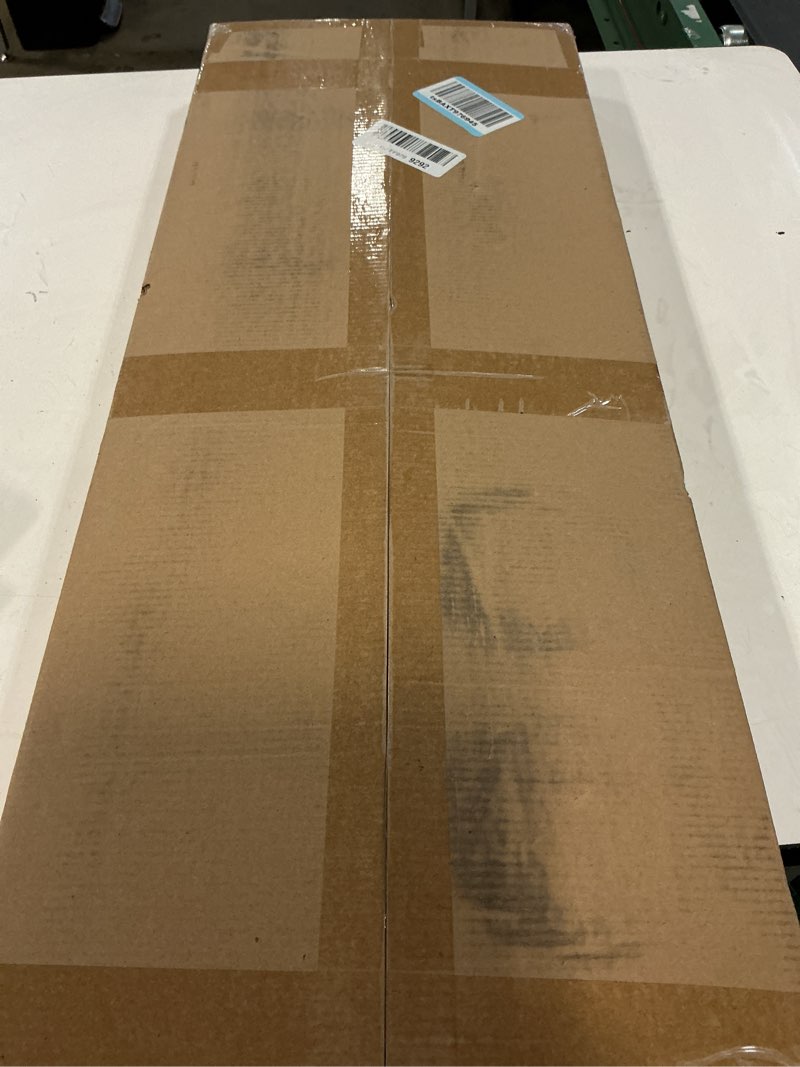 Condition photo showing New/Like New for 4 pack trifold poster board 48" x 36", ikayas 36 x 48 inch double sided white poster boards with board headers, science fair display boards for mounting, art,display, projects classroom supplies