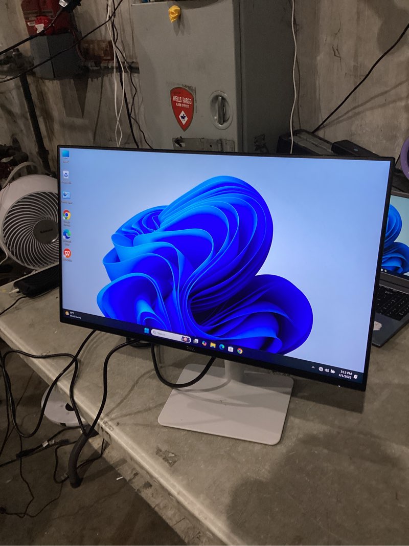 Condition photo showing As Is for dell s2425hs monitor - 23.8 inch, fhd (1920x1080) display, 100hz refresh rate 1500:1 contrast ratio, tüv rheinland eye comfort 4 star, integrated 2x5w speaker, height/tilt/swivel/pivot - ash white 24 inches s2425hs no adaptive sync