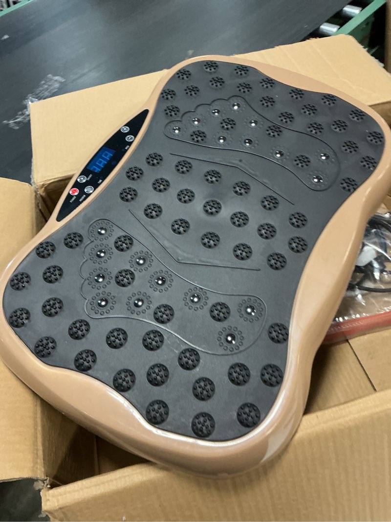 Condition photo showing Good Condition for deco vibration plate exercise machine, vibration fitness trainer, 3 program modes, home exercise equipment for fitness body toning and weight loss model 550