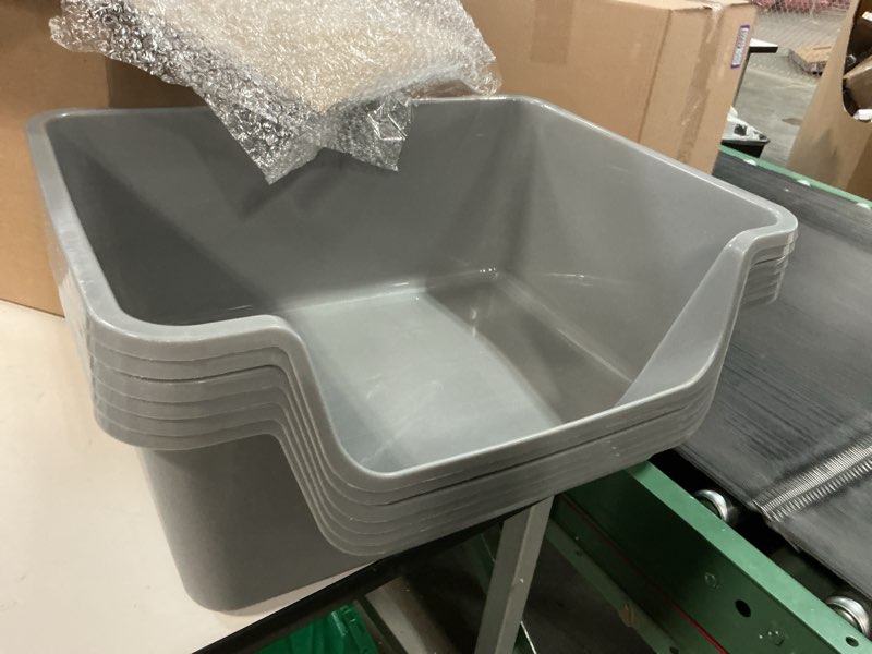 Condition photo showing Good Condition for 6 Pack Washable Chicken Nesting Box, Floor Durable Chicken Coop Accessories Easy Clean Plastic Square for Hens Ducks and Poultry for Egg Collection Backyard