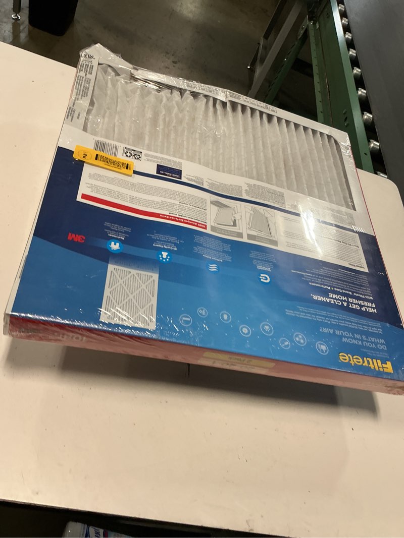Condition photo showing Good Condition for filtrete 20-in w x 20-in l x 1-in merv 11 1085 mpr allergen defense extra electrostatic pleated air filter (2-pack)