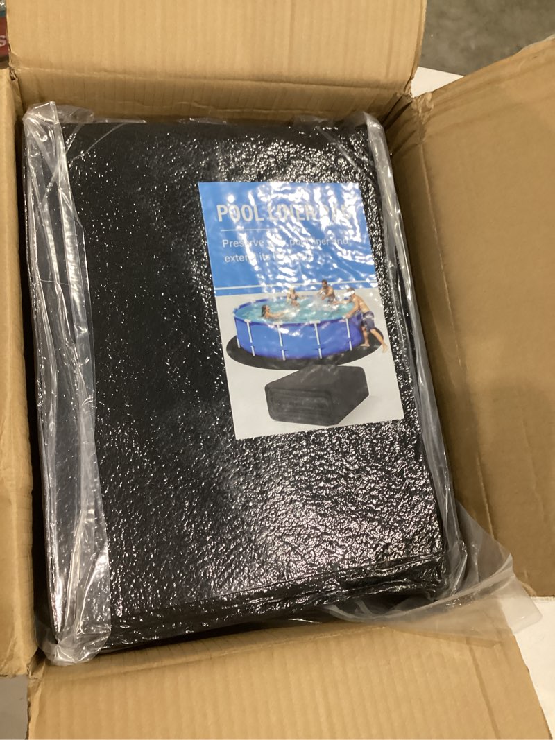 Condition photo showing New/Like New for 15 ft pool liner pad for above swimming pools,2025 new pool pad 300g/? pre-cut heavy duty outdoor pool pads|double density| puncture resistant|seamless durable eco-friendly for padding & protection