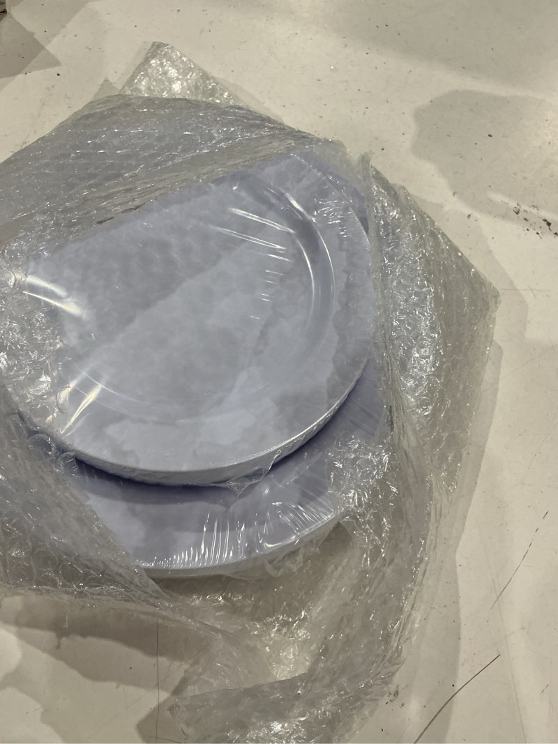 Condition photo showing Good Condition for flowercat 60pcs white plastic plates - heavy duty white disposable plates for mother's day/birthday party/wedding -serve for 30 guests include 30pcs 10.25" & 30pcs 7.5" plates for party 60 white