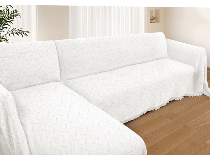 Deep Dream Sectional Couch Covers, 2 Pieces 100% Waterproof L Shaped Sofa Cover, Non Slip Couch Cove