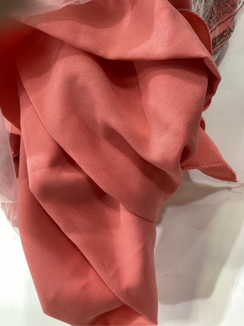 Condition photo showing Good Condition for ak trading co. 10 feet x 8 feet ifr polyester backdrop drapes curtains panels with rod pockets - wedding ceremony party home window decorations - coral coral 10 ft x 8 ft